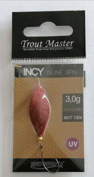 trout master spin spoon develish